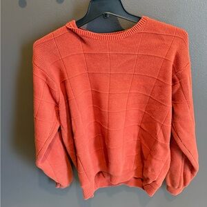 Men’s Vintage Arrow Orange Sweater - Large